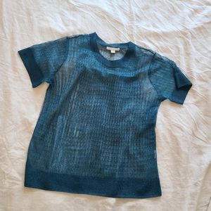 COS sheer shimmery top